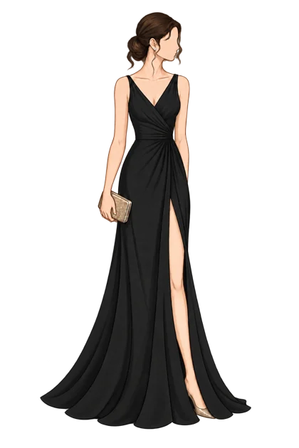 Ejemplo de vestido largo
